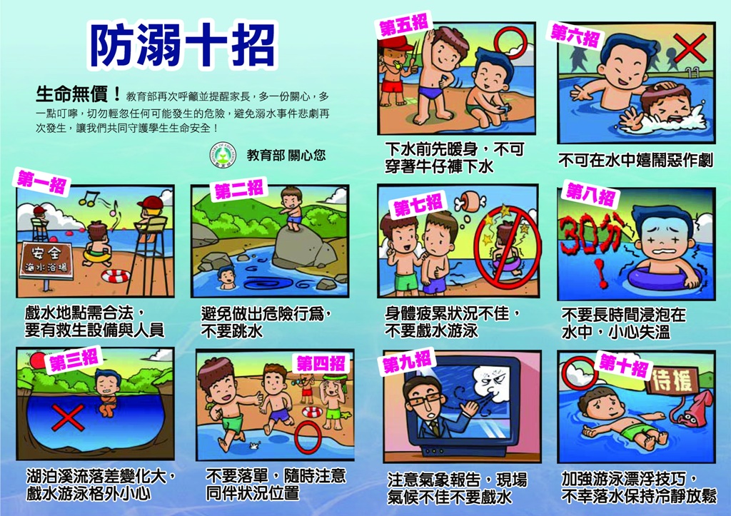 防溺十招